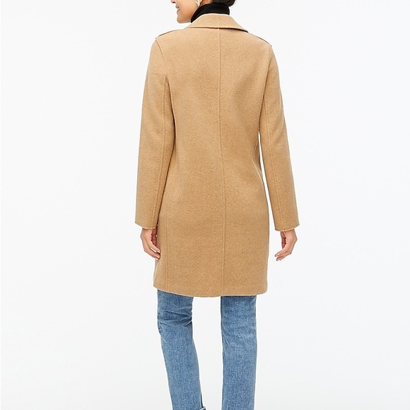 NEW / J.Crew Factory Boiled wool-blend topcoat - Picture 4 of 8